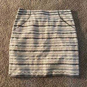 Anthropologie Textured Skirt